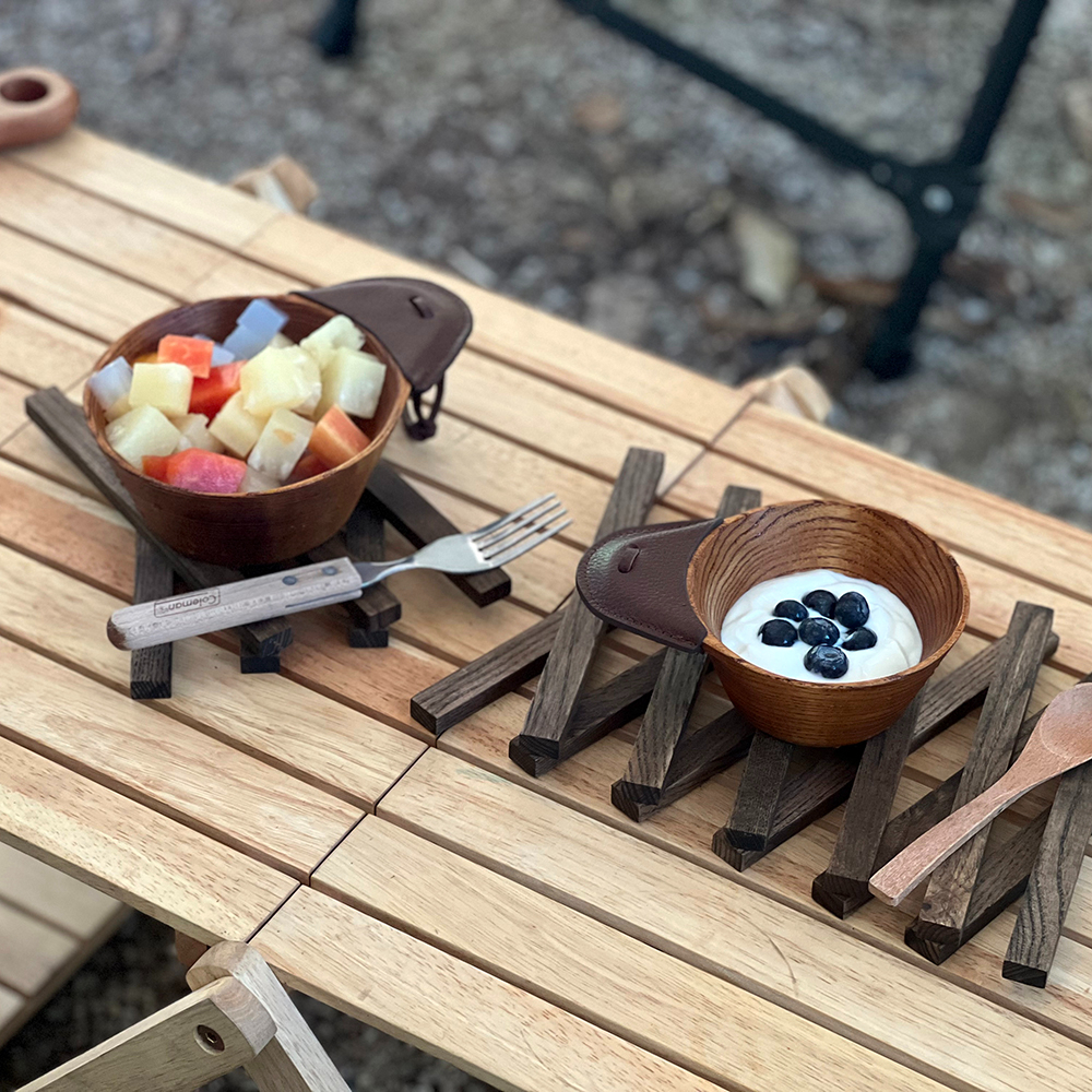 [캠핑덕] 레더 핸들 애쉬 우드 시에라컵 | 데얼스 아웃도어 전문 플랫폼