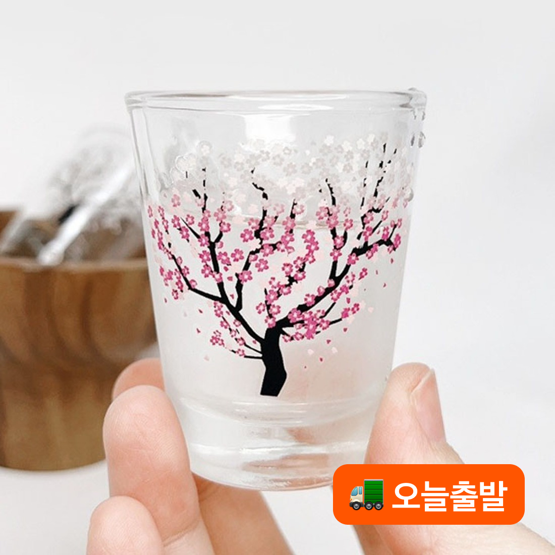 [캠핑덕] 벚꽃 소주잔 요술잔 4pcs | 데얼스 아웃도어 전문 플랫폼