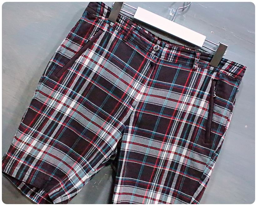 [32] 보그너 골프 울 코튼 체크 하프 팬츠 | 데얼스 아웃도어 전문 플랫폼