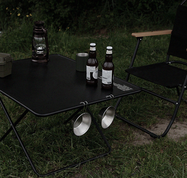 KEEP 택티컬 크로스 접이식 높이 조절 캠핑 테이블 | 데얼스 아웃도어 전문 플랫폼