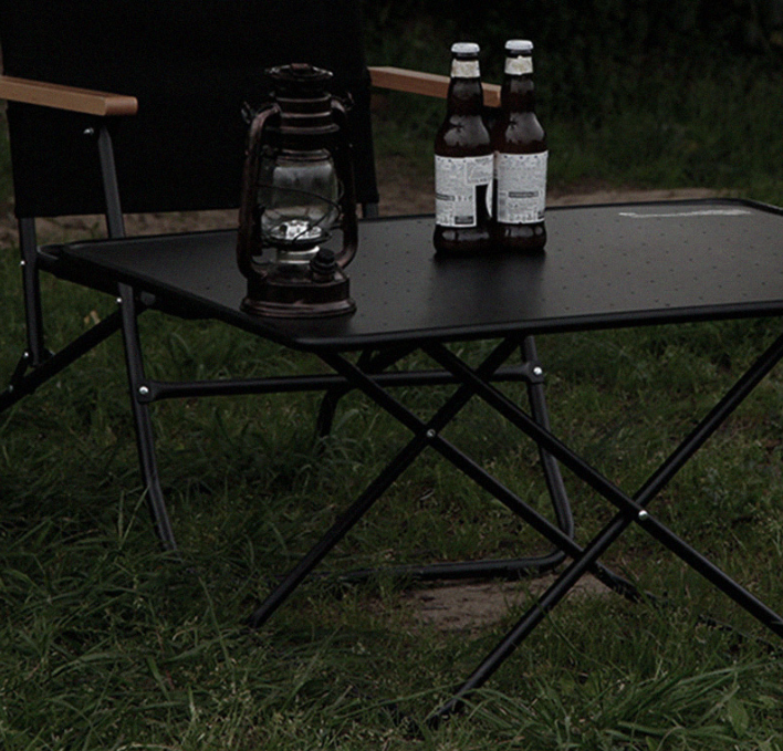 KEEP 택티컬 크로스 접이식 높이 조절 캠핑 테이블 | 데얼스 아웃도어 전문 플랫폼
