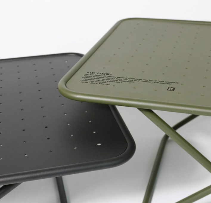 KEEP 택티컬 크로스 접이식 높이 조절 캠핑 테이블 | 데얼스 아웃도어 전문 플랫폼