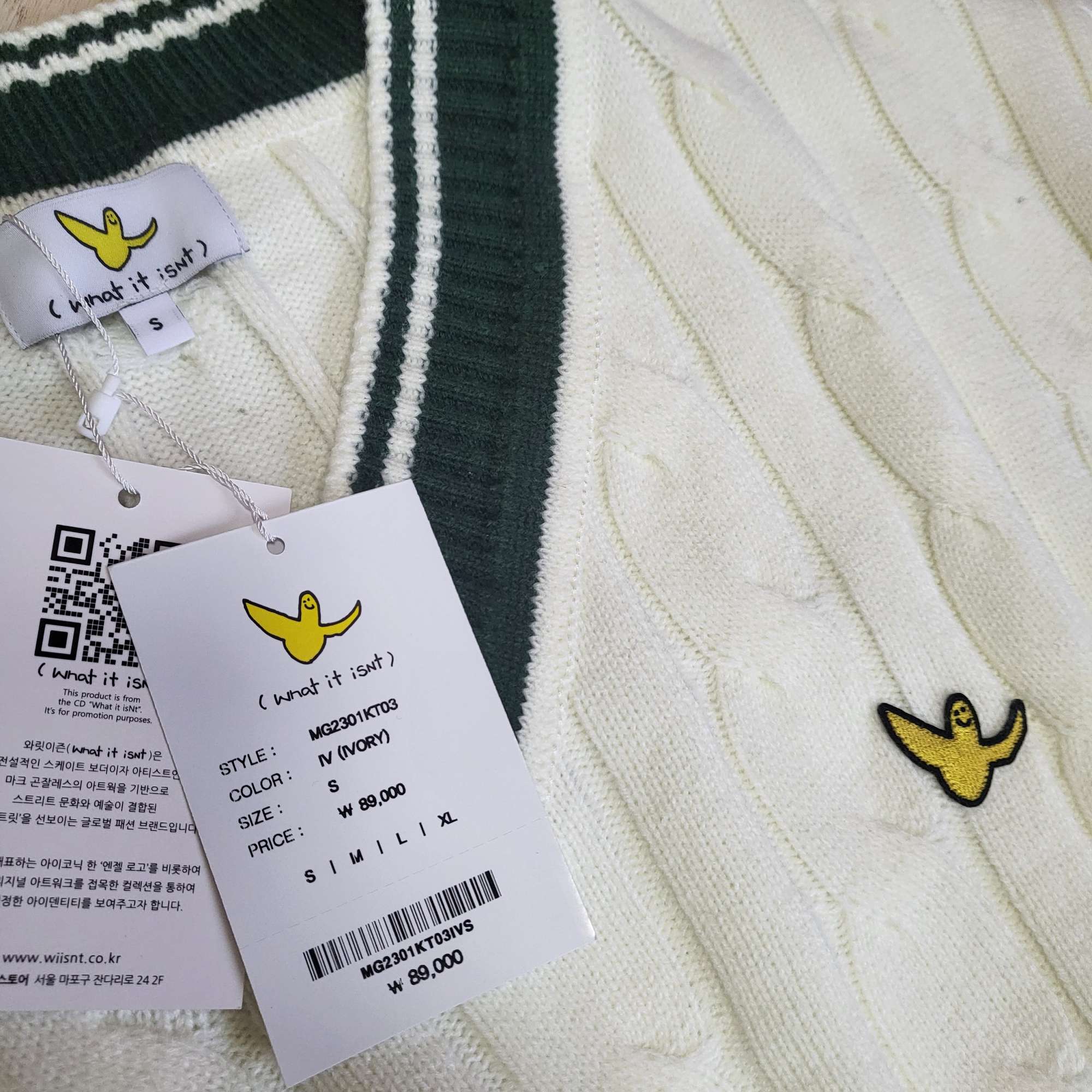 [무료배송] 와릿이즌 새상품 니트티셔츠 100-105 남여 | 데얼스 아웃도어 전문 플랫폼