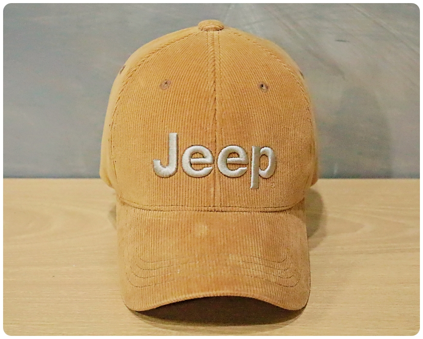 [F] 지프 자수 로고 코듀로이 볼캡 | 데얼스 아웃도어 전문 플랫폼