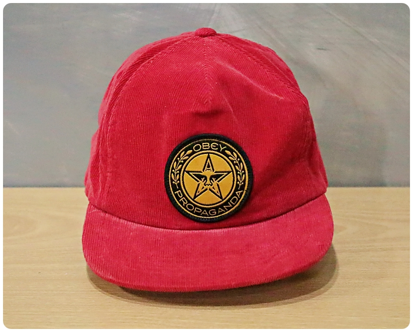 [F] 오베이 프로파간다 와펜 코듀로이 스냅백 | 데얼스 아웃도어 전문 플랫폼
