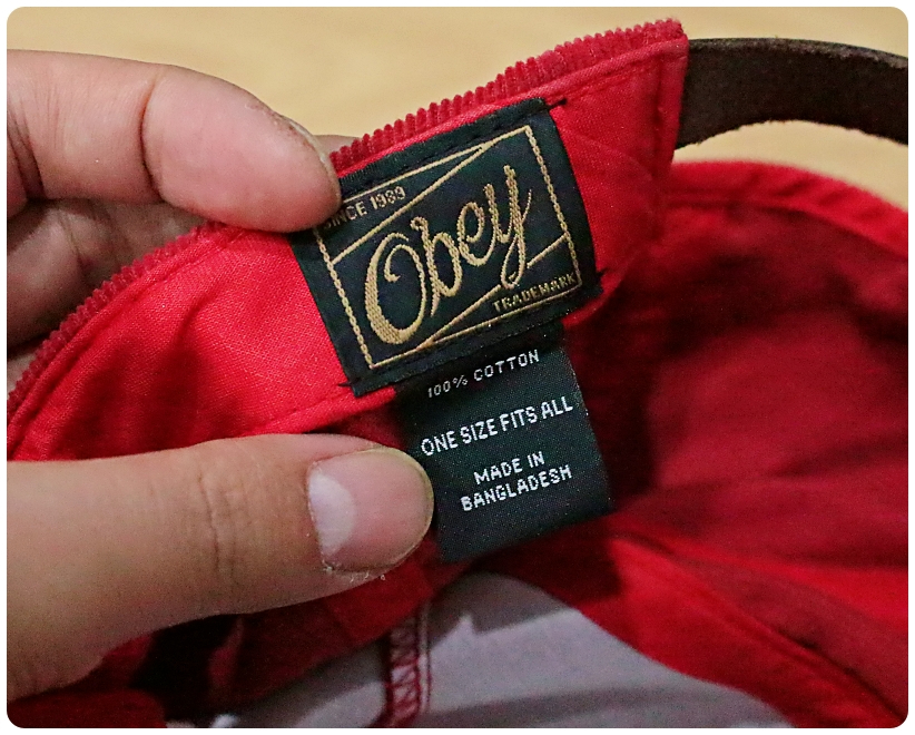 [F] 오베이 프로파간다 와펜 코듀로이 스냅백 | 데얼스 아웃도어 전문 플랫폼