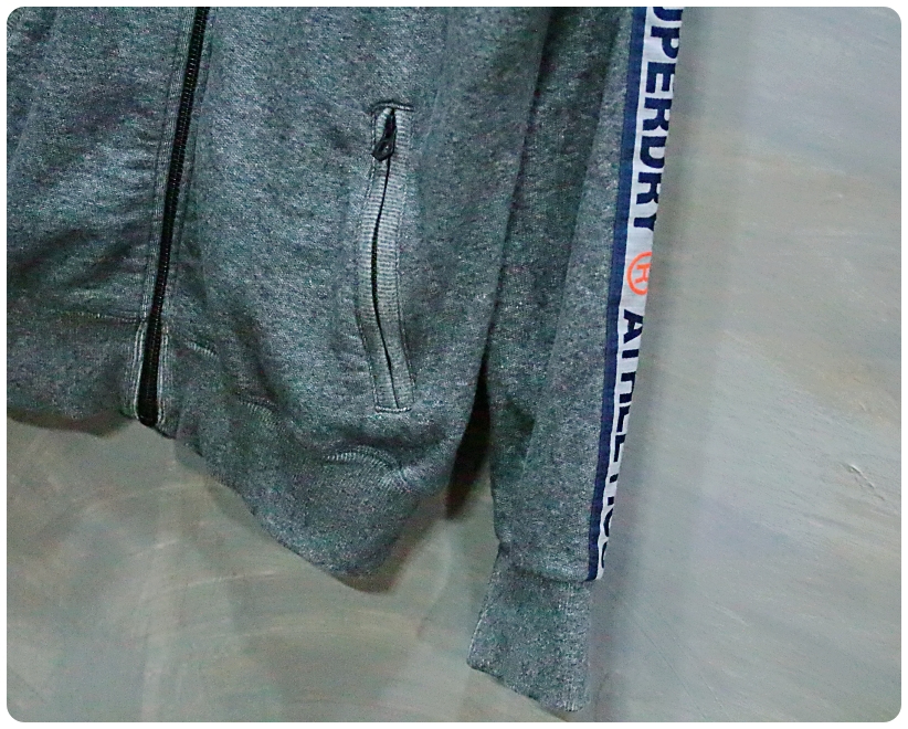 [XL] 슈퍼드라이 스포츠 테이핑로고 후드집업 | 데얼스 아웃도어 전문 플랫폼