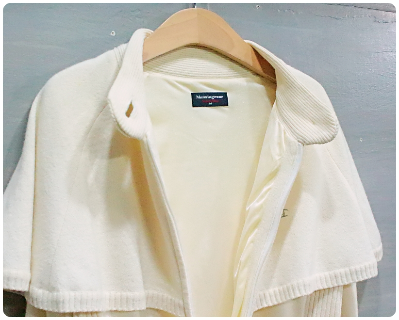 [M] 먼싱웨어 골프 방풍 케이프 울 니트 집업 가디건 | 데얼스 아웃도어 전문 플랫폼