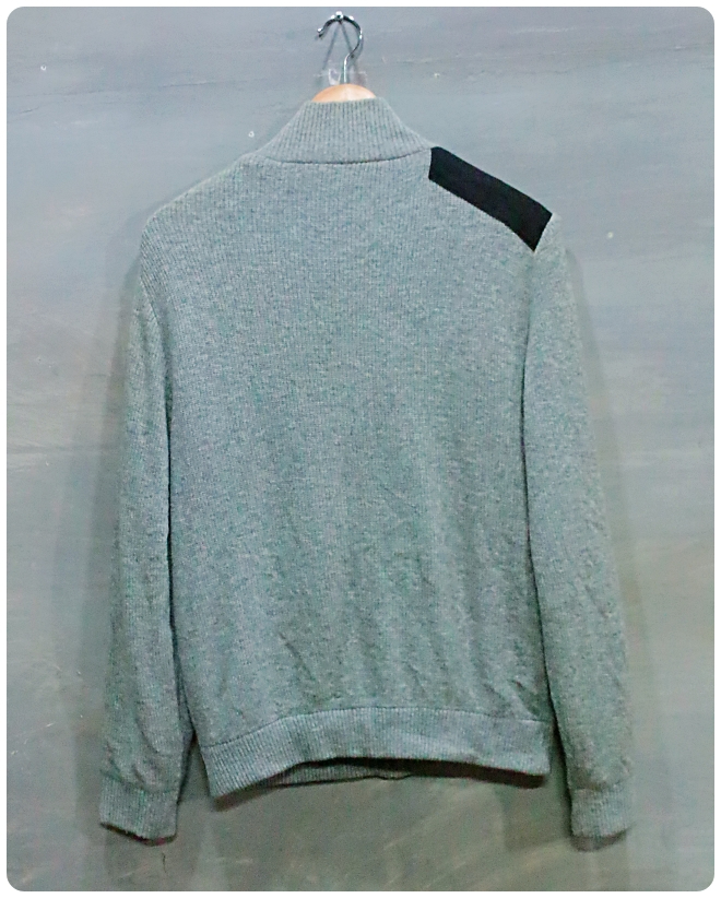 [100] 까스텔바작 골프 견장 방풍 울 니트 집업 가디건 | 데얼스 아웃도어 전문 플랫폼