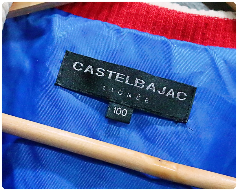 [100] 까스텔바작 골프 견장 방풍 울 니트 집업 가디건 | 데얼스 아웃도어 전문 플랫폼