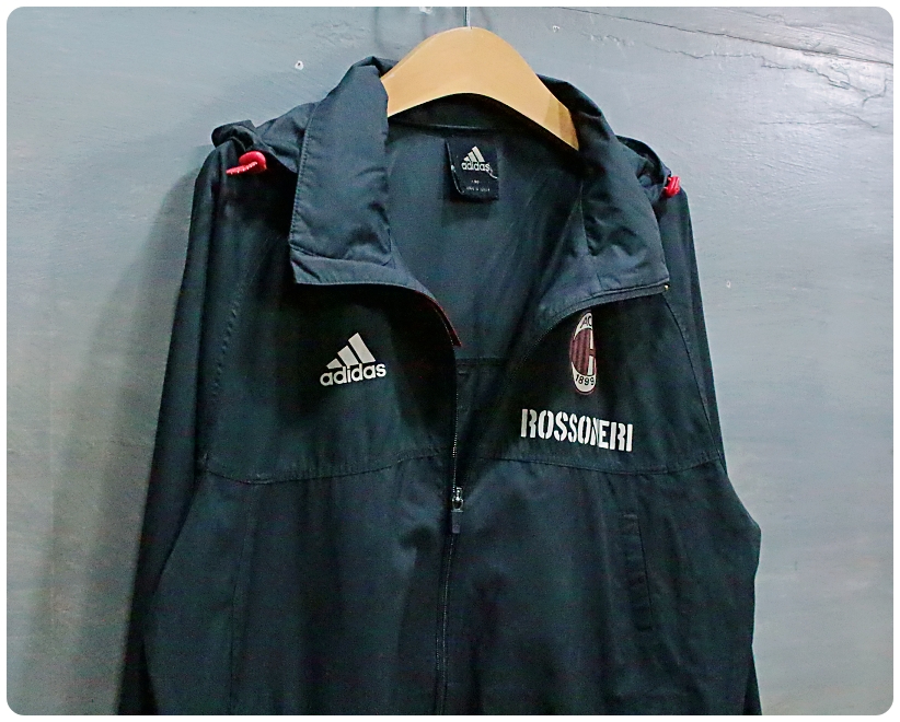 [90] 아디다스 09-10 AC밀란 윈드브레이커 레인자켓 | 데얼스 아웃도어 전문 플랫폼