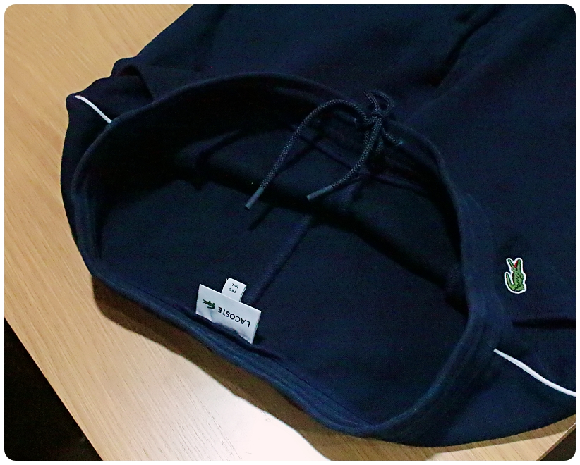 [XL] 라코스테 사이드라인 코튼 트레이닝 조거 팬츠 | 데얼스 아웃도어 전문 플랫폼