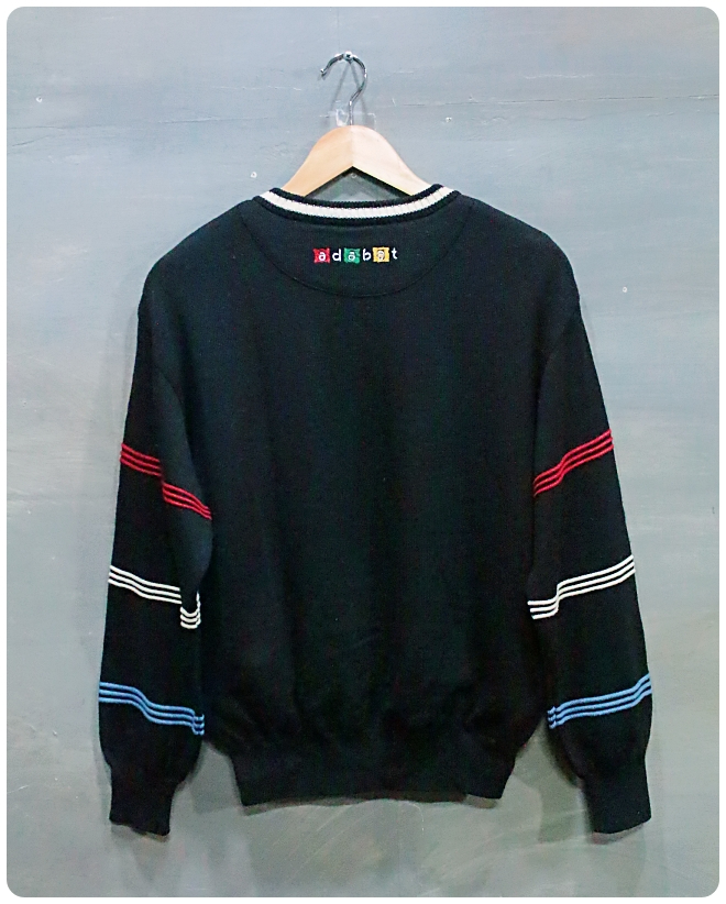 [90] 아다바트 골프 만국기 자수 로고 방풍 울 니트 | 데얼스 아웃도어 전문 플랫폼