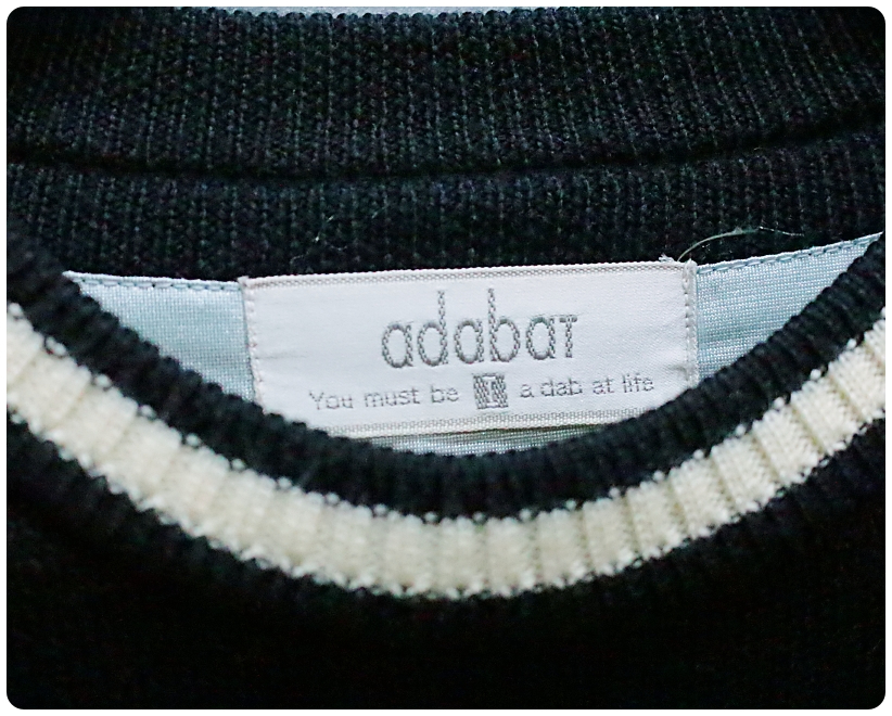 [90] 아다바트 골프 만국기 자수 로고 방풍 울 니트 | 데얼스 아웃도어 전문 플랫폼