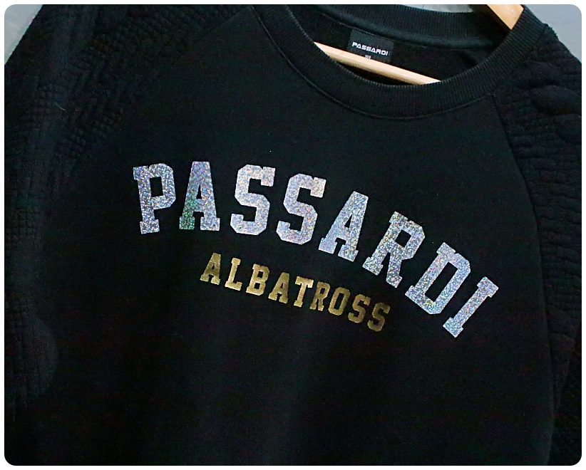 [100] 파사디 골프 케이블 니트 배색 빅로고 맨투맨 | 데얼스 아웃도어 전문 플랫폼