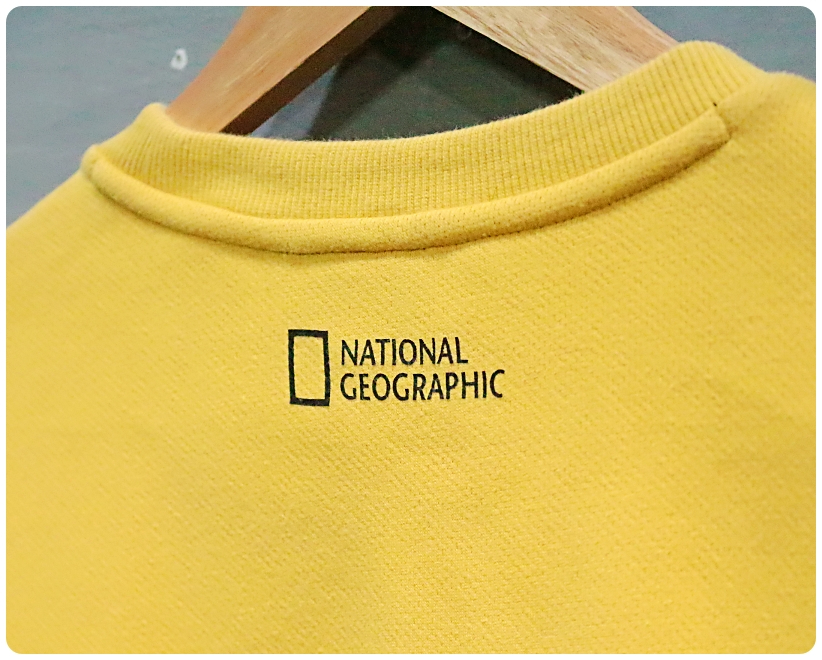 [M] 내셔널지오그래픽 폴하스 스몰 로고 기모 맨투맨 | 데얼스 아웃도어 전문 플랫폼