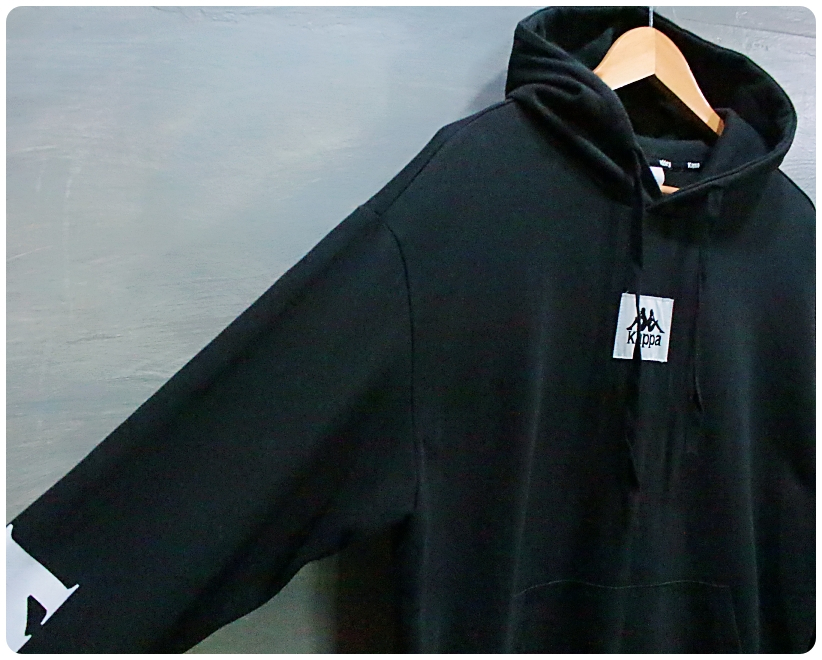 [L] 카파 222반다 로고 레터링 기모 후드티 | 데얼스 아웃도어 전문 플랫폼