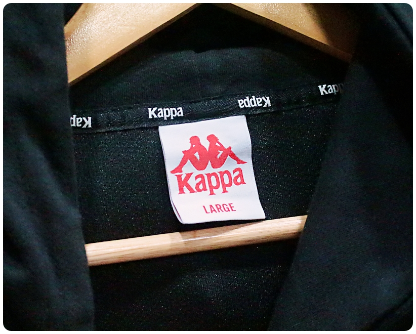 [L] 카파 222반다 로고 레터링 기모 후드티 | 데얼스 아웃도어 전문 플랫폼