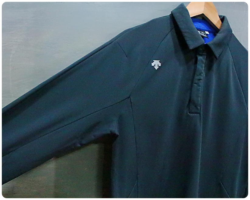 [105] 데상트 골프 기모 카라넥 져지 티셔츠 | 데얼스 아웃도어 전문 플랫폼