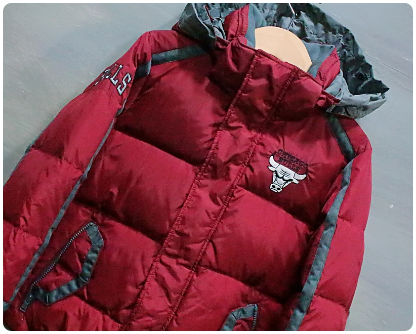 [S] NBA 시카고불스 덕다운 숏 패딩 점퍼 | 데얼스 아웃도어 전문 플랫폼