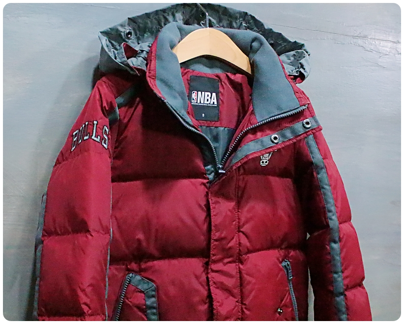 [S] NBA 시카고불스 덕다운 숏 패딩 점퍼 | 데얼스 아웃도어 전문 플랫폼