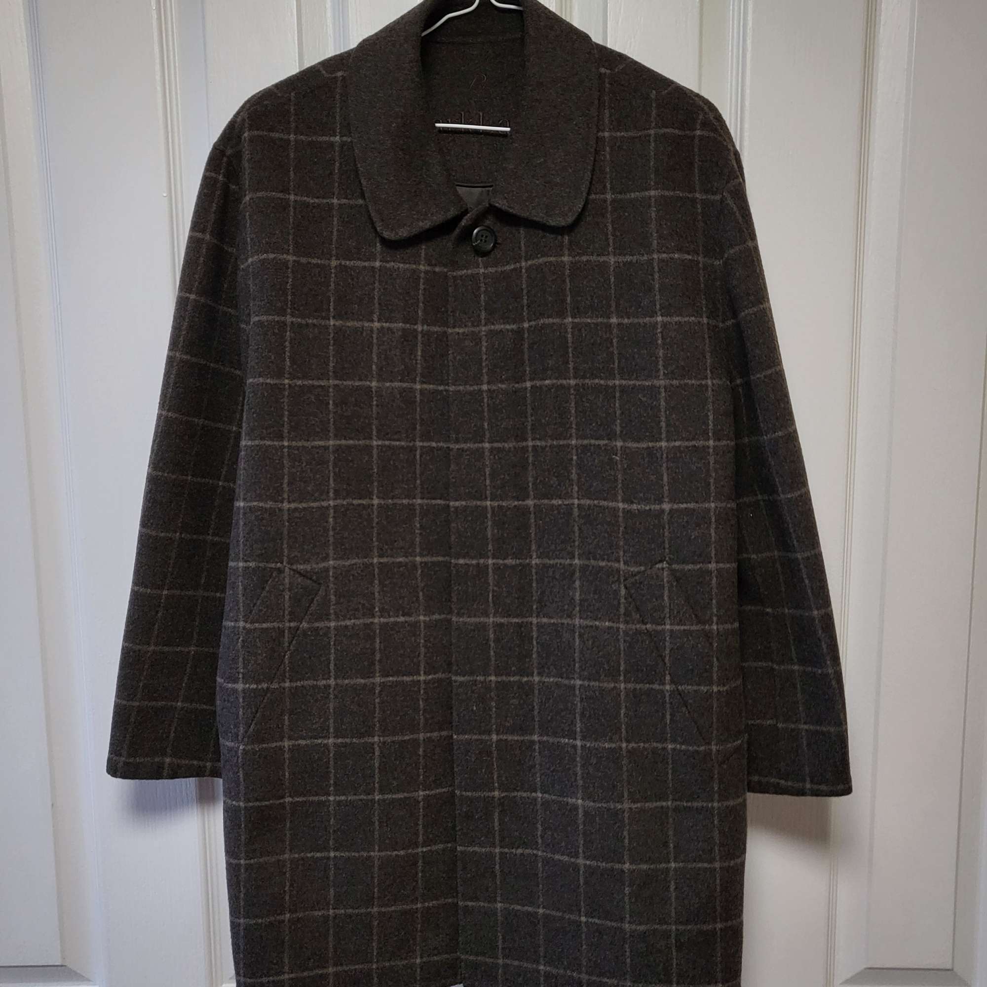 [무료배송] 남성코드 100 파크랜드 체크브라운 겨울코트 | 데얼스 아웃도어 전문 플랫폼