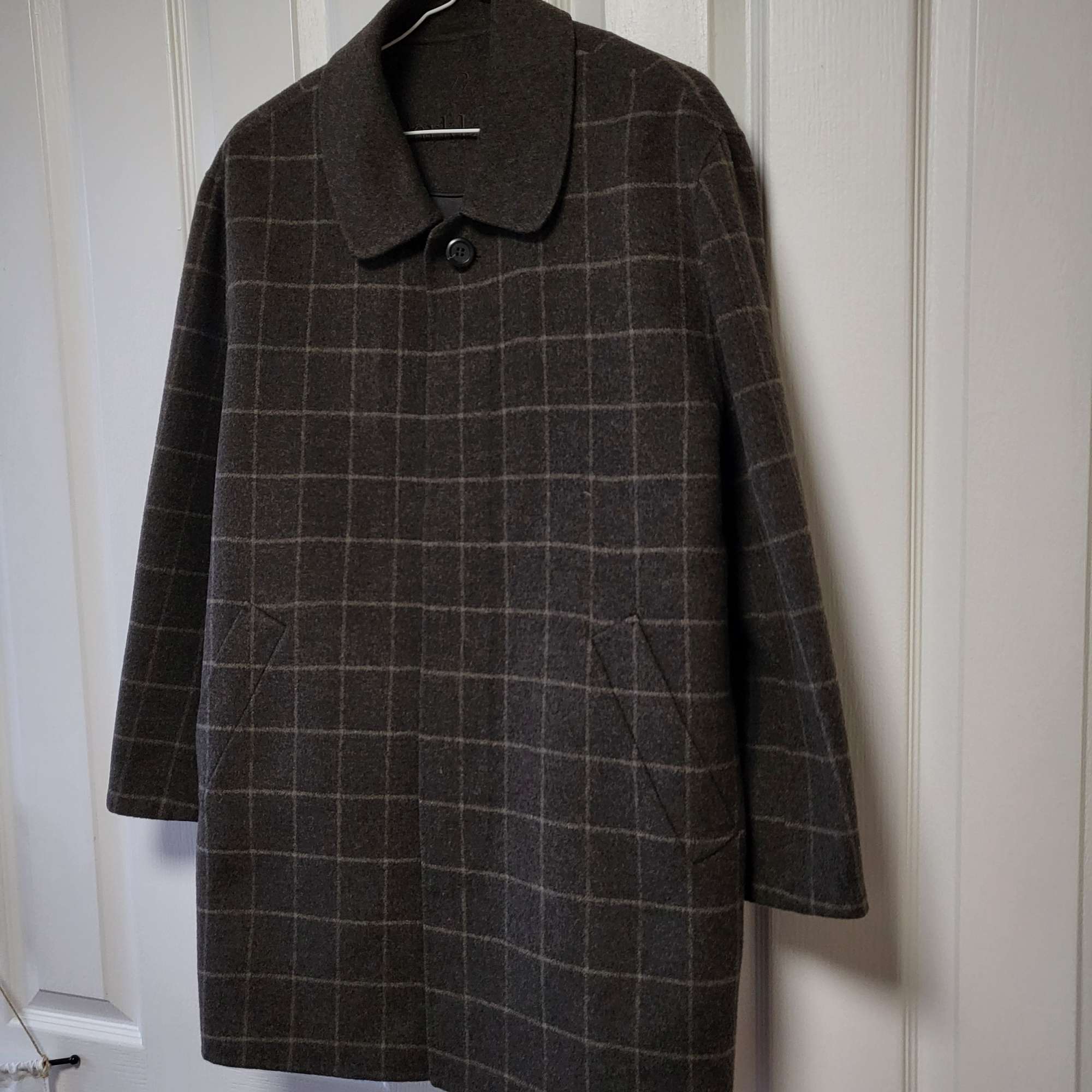 [무료배송] 남성코드 100 파크랜드 체크브라운 겨울코트 | 데얼스 아웃도어 전문 플랫폼