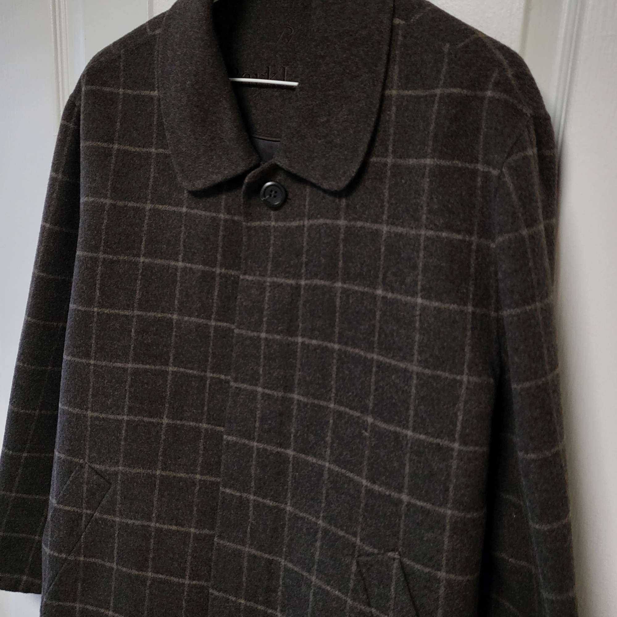 [무료배송] 남성코드 100 파크랜드 체크브라운 겨울코트 | 데얼스 아웃도어 전문 플랫폼