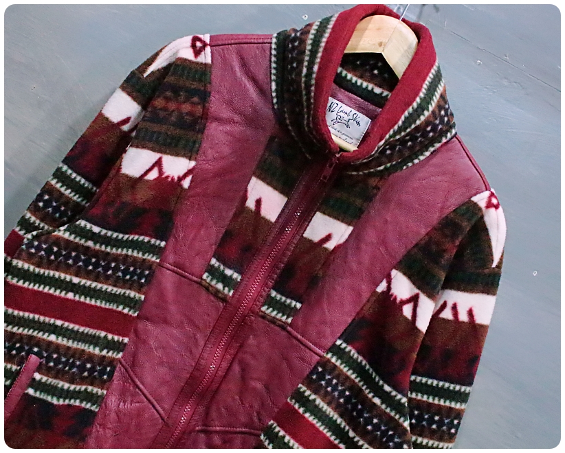 [L] NZ Lamb Skin 뉴질랜드 램스킨 나바호 플리스 집업 자켓 | 데얼스 아웃도어 전문 플랫폼