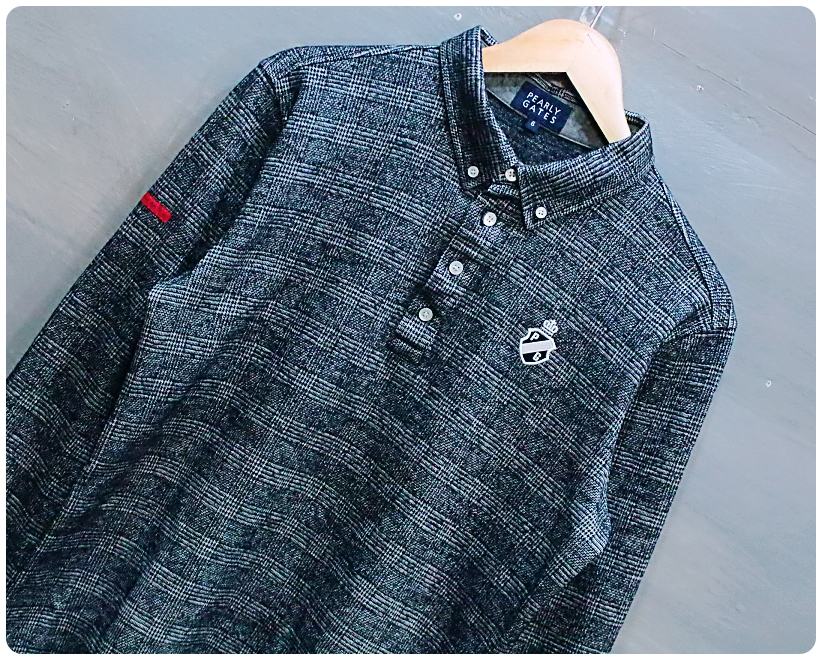 [105] 파리게이츠 골프 울 체크 로고 PK셔츠 | 데얼스 아웃도어 전문 플랫폼