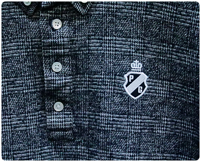 [105] 파리게이츠 골프 울 체크 로고 PK셔츠 | 데얼스 아웃도어 전문 플랫폼