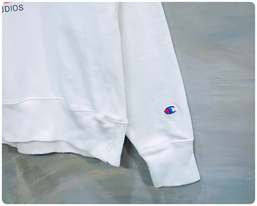 [2XL] 챔피온 x 히브루 브랜틀리 리버스위브 블루텍 기모 맨투맨 | 데얼스 아웃도어 전문 플랫폼