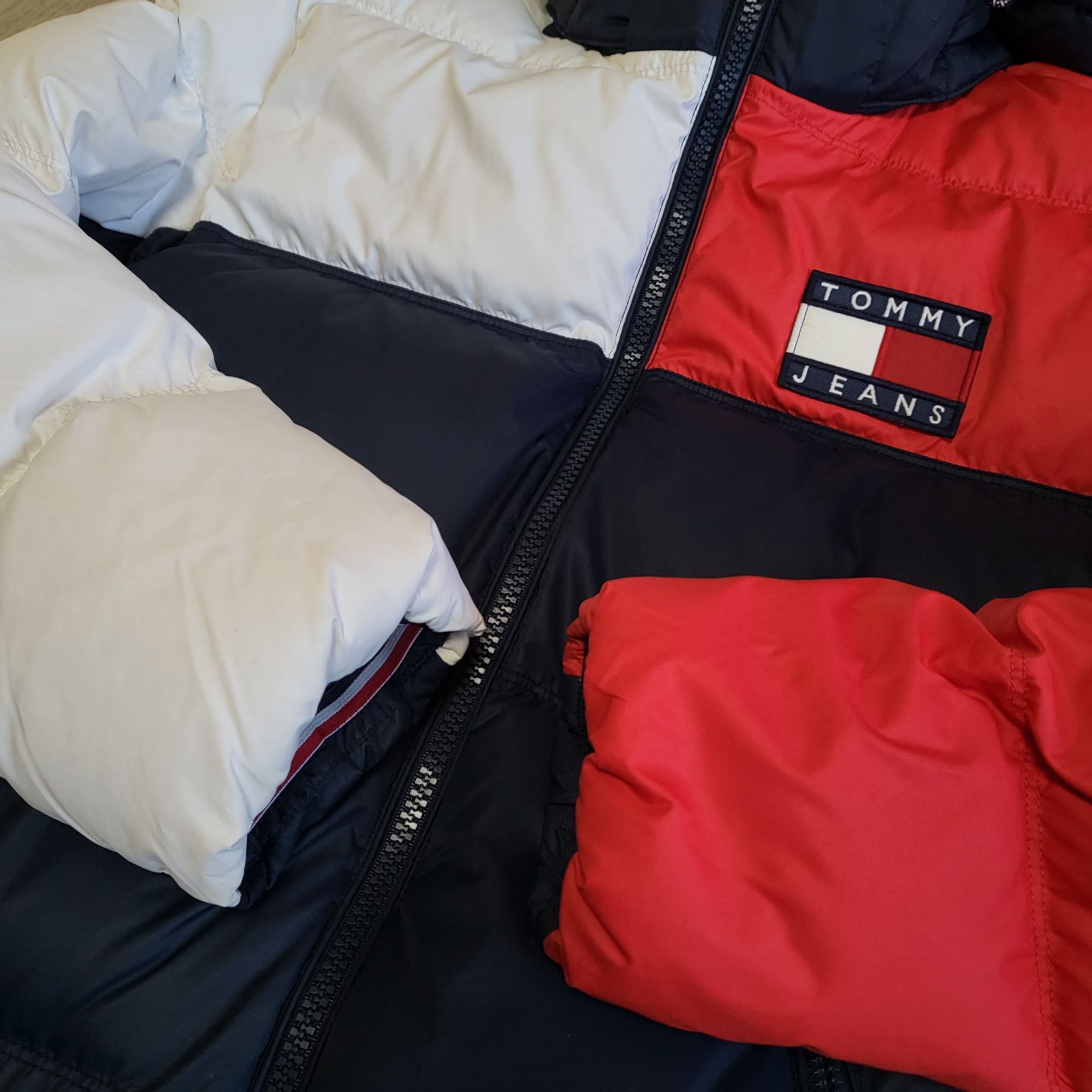 [무료배송] 타미힐피거 오리털패딩잠바 100-105 적다운파카점퍼 | 데얼스 아웃도어 전문 플랫폼