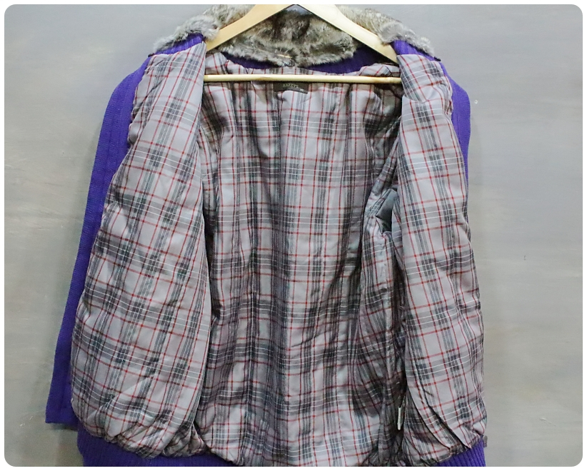 [100] 00s 헤지스 토끼털 패딩 헤비울 니트 집업 가디건 | 데얼스 아웃도어 전문 플랫폼