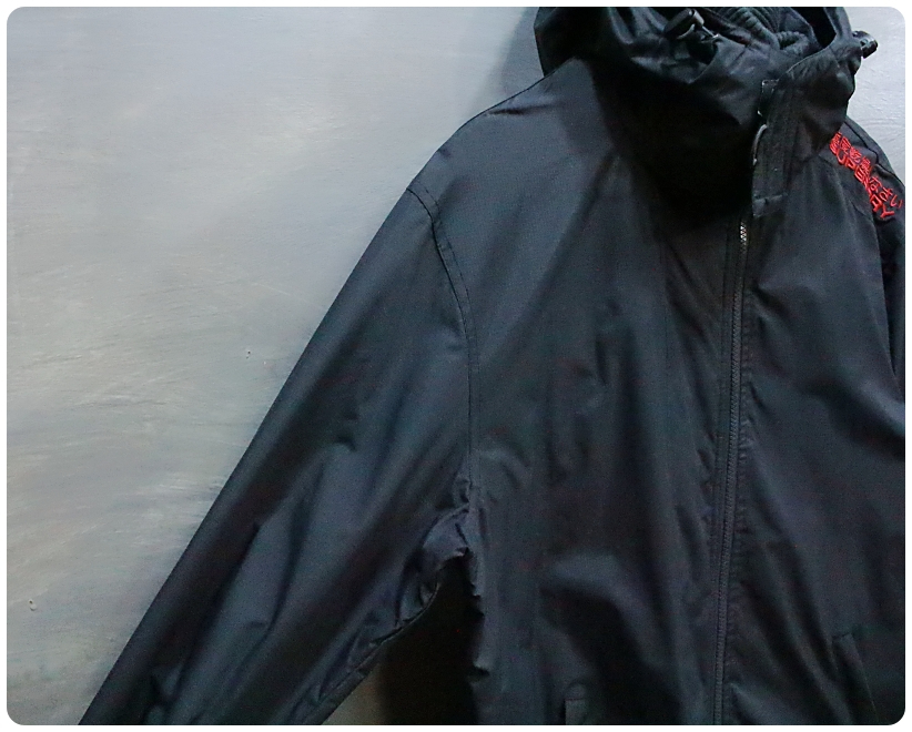 [XL] 슈퍼드라이 더블 블랙라벨 3중 집업 바람막이 자켓 | 데얼스 아웃도어 전문 플랫폼