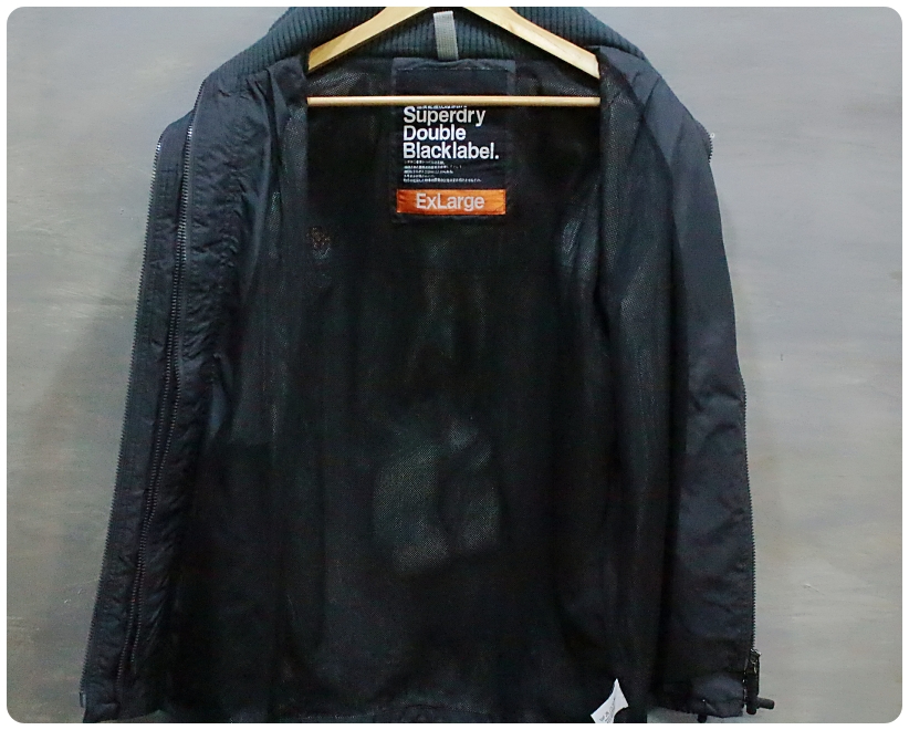 [XL] 슈퍼드라이 더블 블랙라벨 3중 집업 바람막이 자켓 | 데얼스 아웃도어 전문 플랫폼