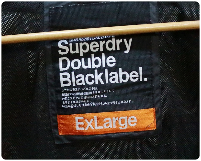 [XL] 슈퍼드라이 더블 블랙라벨 3중 집업 바람막이 자켓 | 데얼스 아웃도어 전문 플랫폼