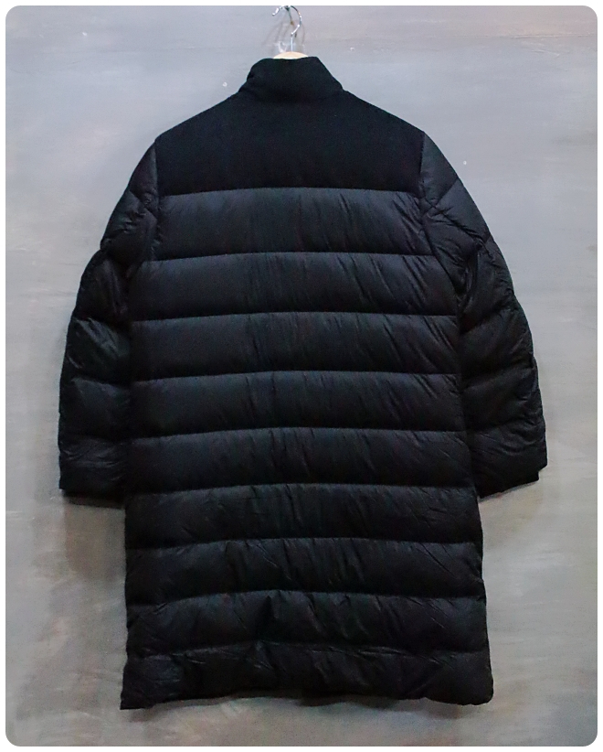 [L] 다이나핏 모직 배색 덕다운 패딩 코트 | 데얼스 아웃도어 전문 플랫폼