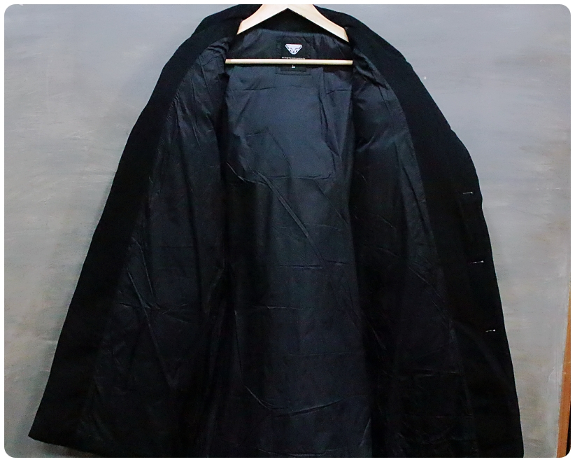 [L] 다이나핏 모직 배색 덕다운 패딩 코트 | 데얼스 아웃도어 전문 플랫폼