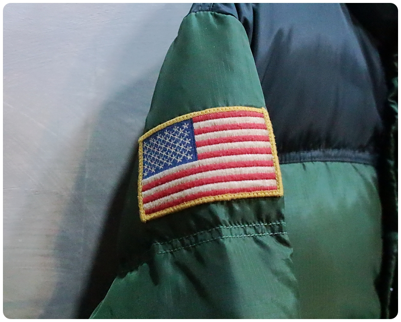 [L] 90s 폴로진스 랄프로렌 성조기 덕다운 패딩 점퍼 | 데얼스 아웃도어 전문 플랫폼