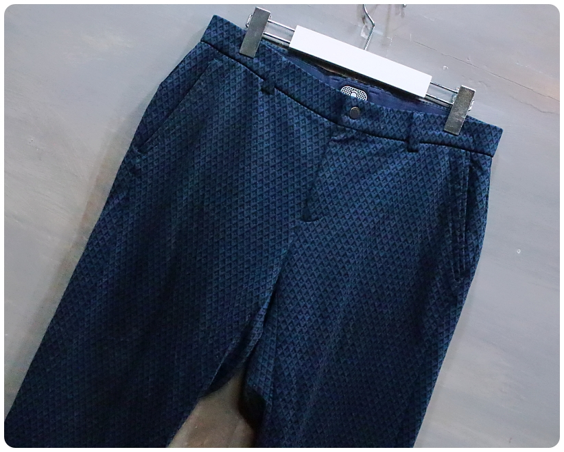 [32] 와이드앵글 골프 멜란지 프린트 기모 본딩 팬츠 | 데얼스 아웃도어 전문 플랫폼