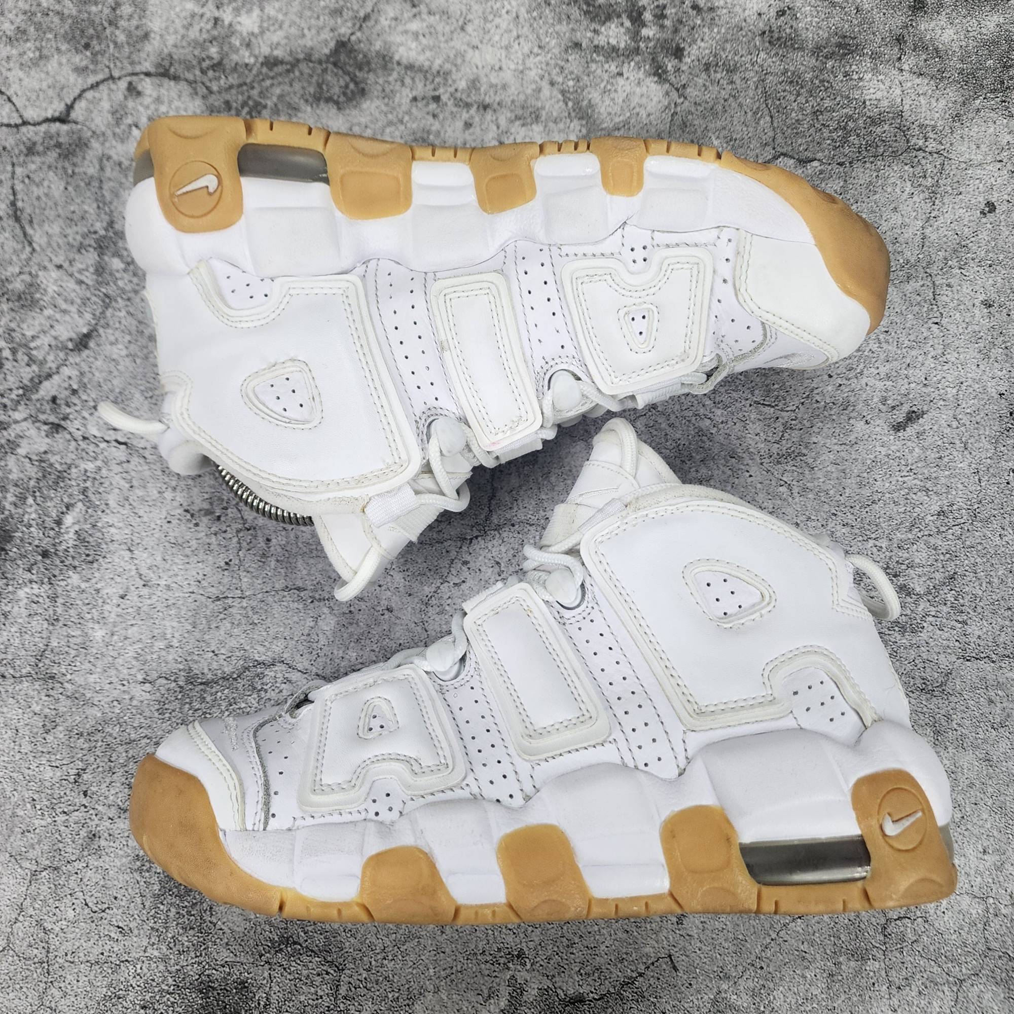 더블식스(정품)나이키 GS 에어포스 업템포 검솔 화이트 230 | 데얼스 아웃도어 전문 플랫폼