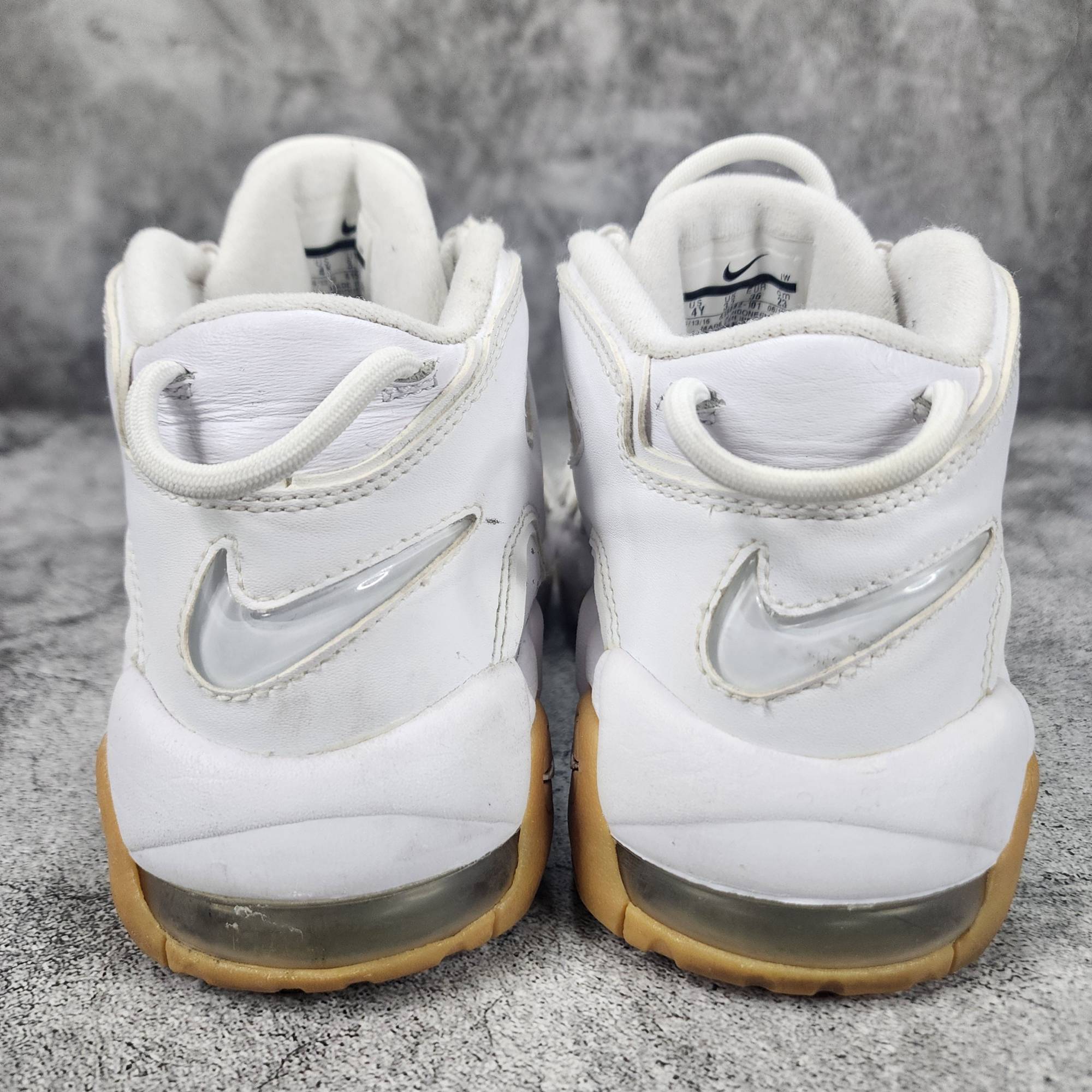 더블식스(정품)나이키 GS 에어포스 업템포 검솔 화이트 230 | 데얼스 아웃도어 전문 플랫폼