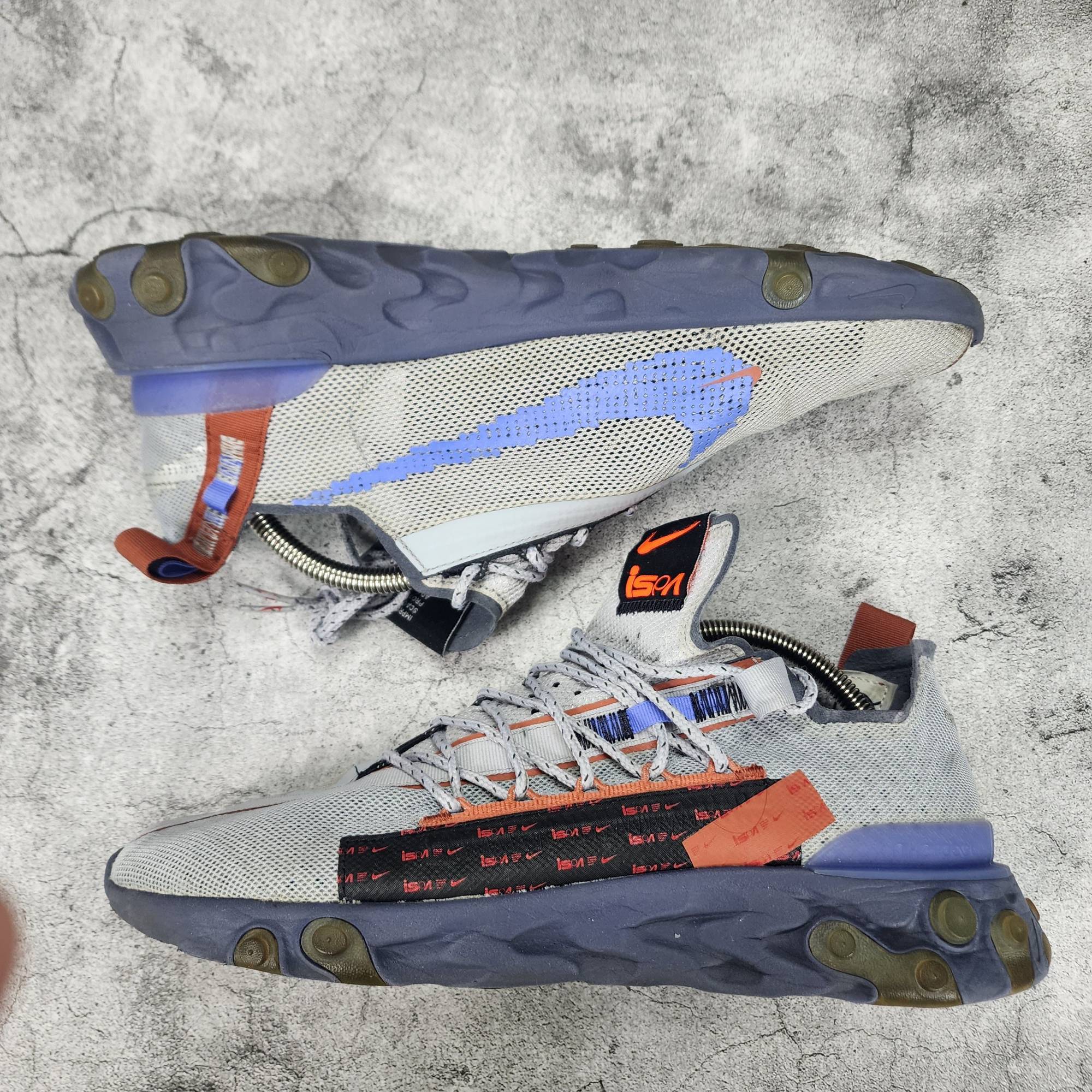 더블식스(정품)나이키 리액트 러너 ISPA 울프그레이 더스티 피치 295 | 데얼스 아웃도어 전문 플랫폼