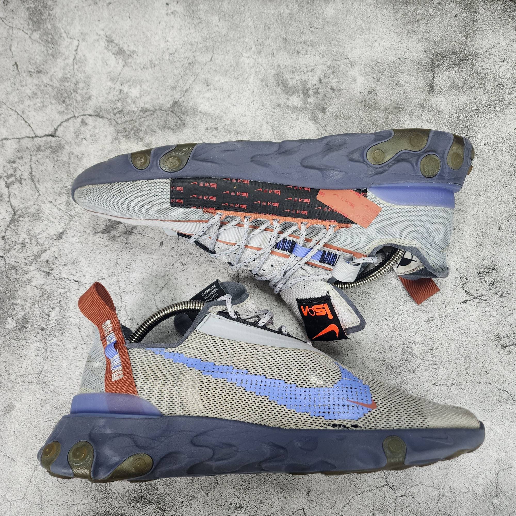 더블식스(정품)나이키 리액트 러너 ISPA 울프그레이 더스티 피치 295 | 데얼스 아웃도어 전문 플랫폼