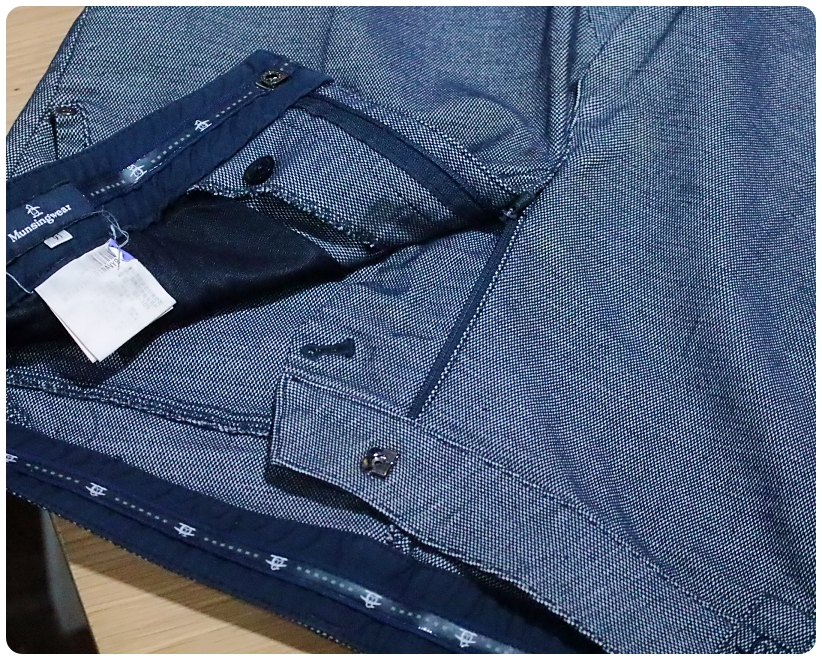 [36] 먼싱웨어 17FW 코튼 스판 콤비 팬츠 | 데얼스 아웃도어 전문 플랫폼