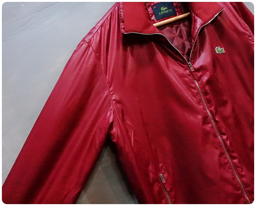 [95] 라코스테 안감누빔 유광 블루종 점퍼 | 데얼스 아웃도어 전문 플랫폼