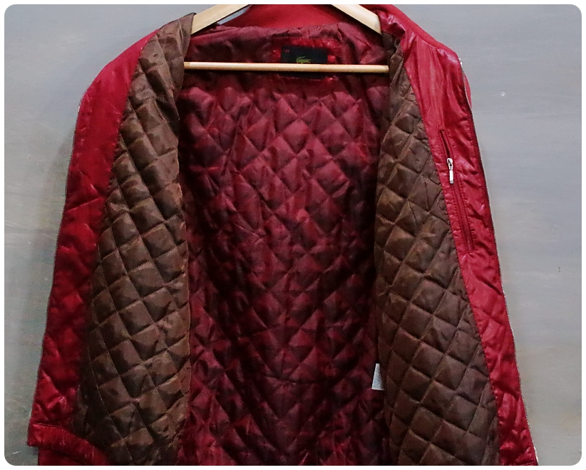 [95] 라코스테 안감누빔 유광 블루종 점퍼 | 데얼스 아웃도어 전문 플랫폼