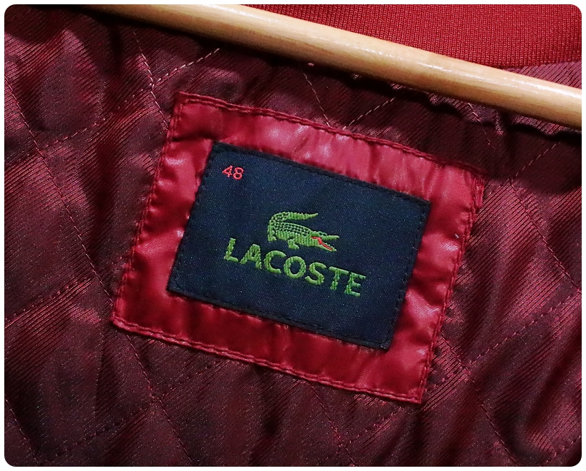 [95] 라코스테 안감누빔 유광 블루종 점퍼 | 데얼스 아웃도어 전문 플랫폼