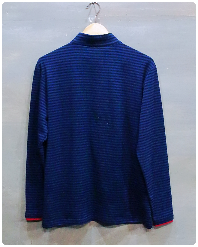 [100] 커터앤벅 스트라이프 스판 반집업 티셔츠 | 데얼스 아웃도어 전문 플랫폼